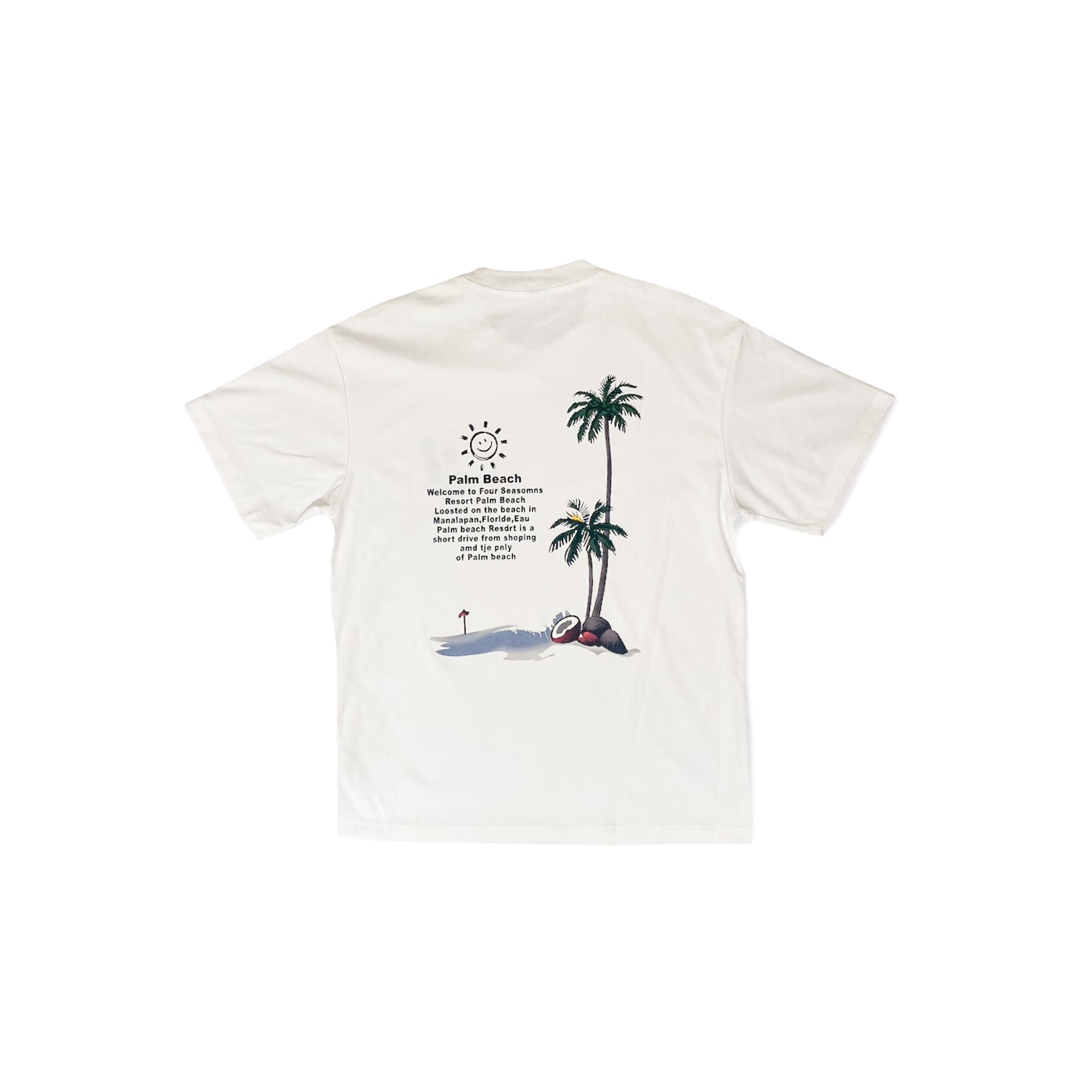 Camiseta oversize (palm beach)