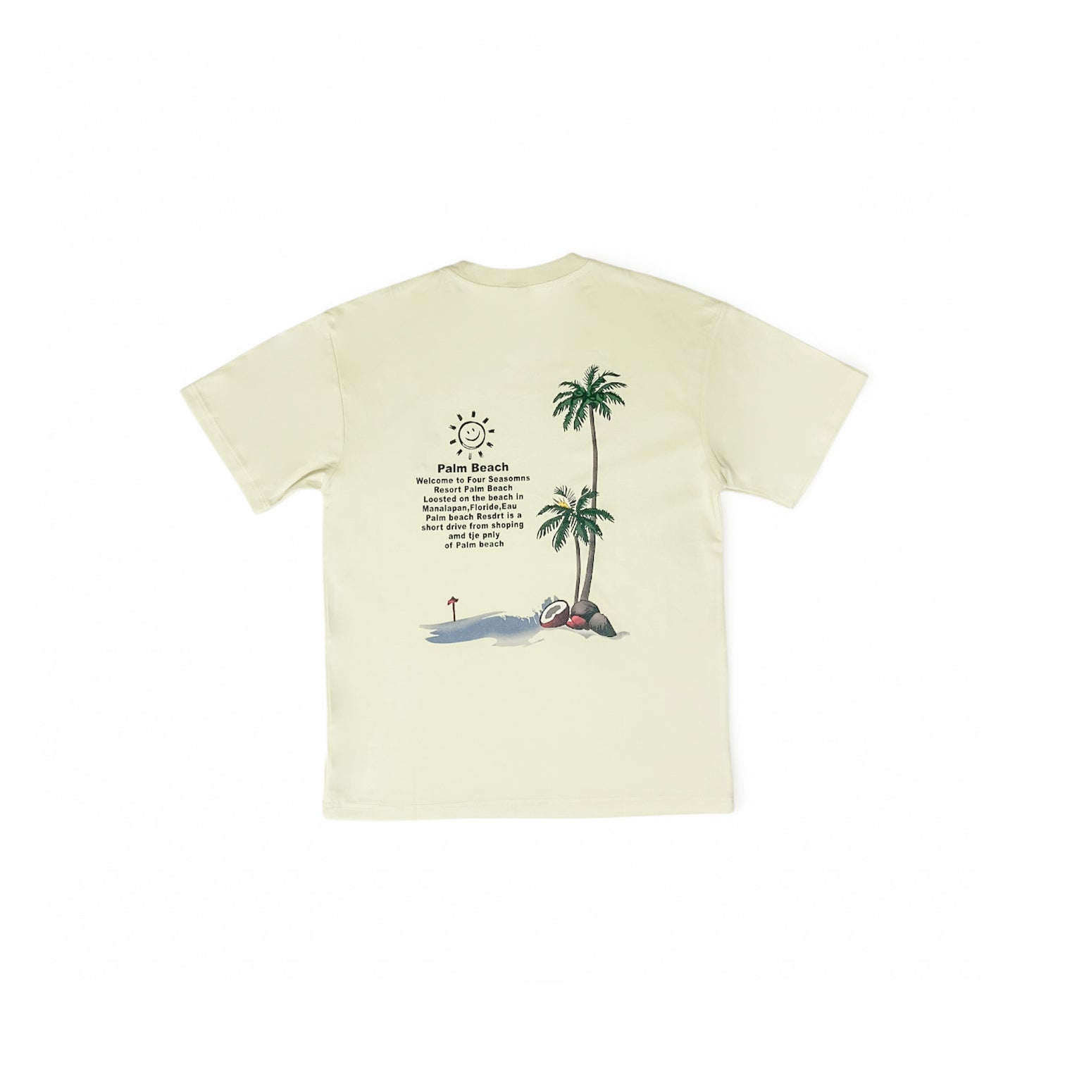 Camiseta oversize (palm beach)