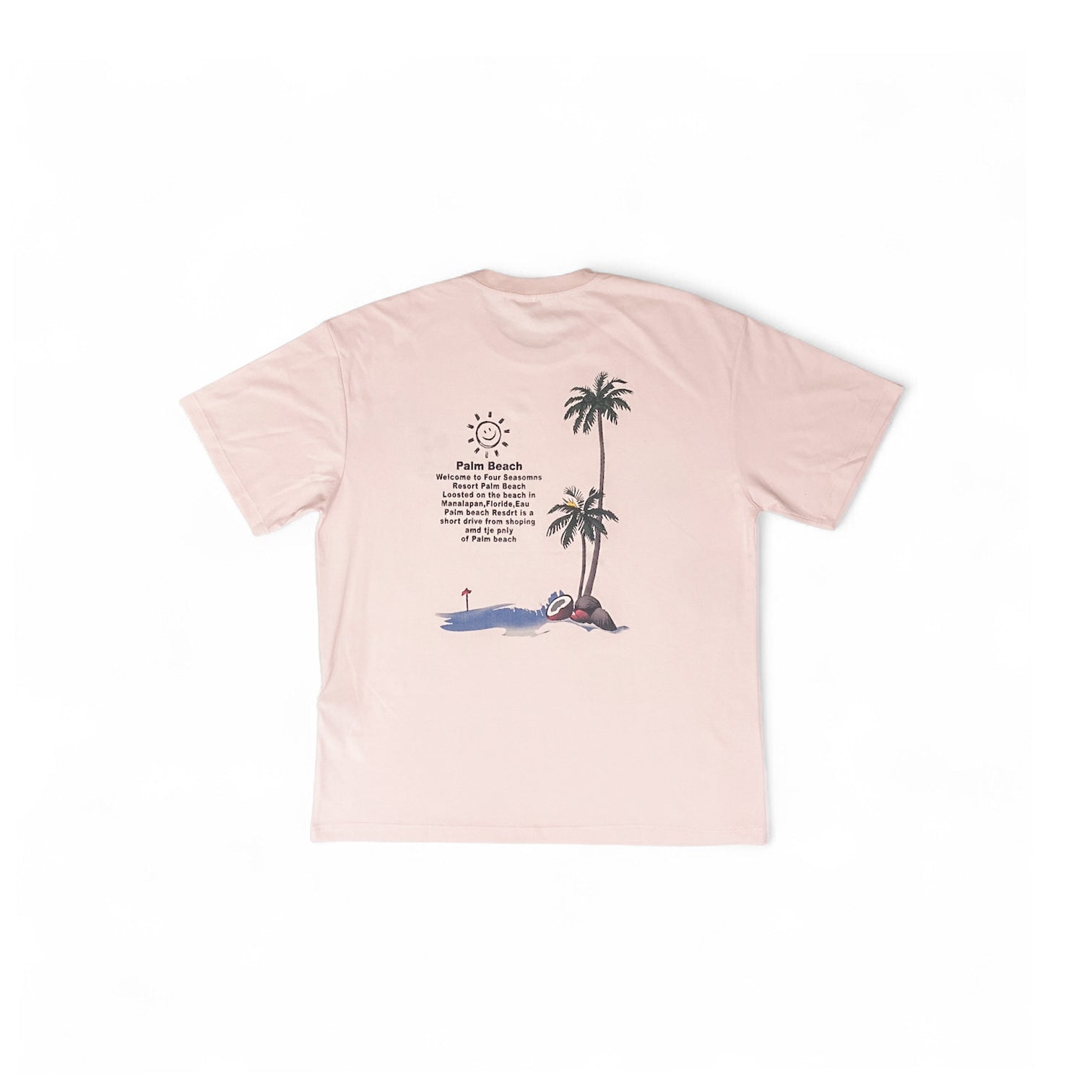 Camiseta oversize (palm beach)